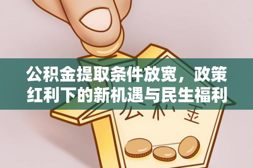 鹤城公积金提取条件放宽，政策红利下的新机遇与民生福利