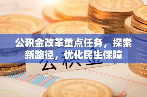 鹤城公积金改革重点任务，探索新路径，优化民生保障