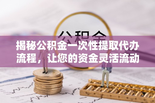 鹤城揭秘公积金一次性提取代办流程，让您的资金灵活流动