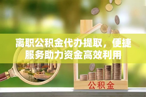 鹤城离职公积金代办提取，便捷服务助力资金高效利用