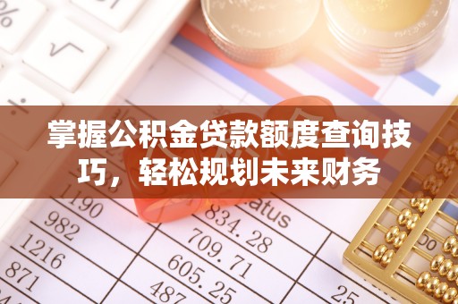 鹤城掌握公积金贷款额度查询技巧，轻松规划未来财务