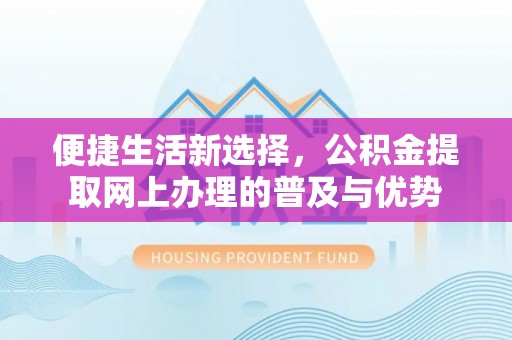 鹤城便捷生活新选择，公积金提取网上办理的普及与优势