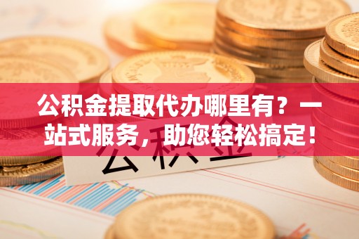 鹤城公积金提取代办哪里有？一站式服务，助您轻松搞定！