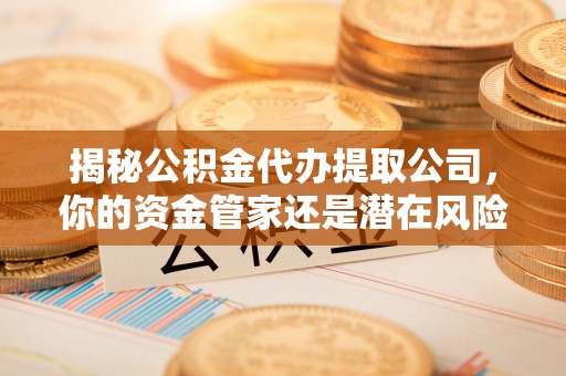 鹤城揭秘公积金代办提取公司，你的资金管家还是潜在风险？