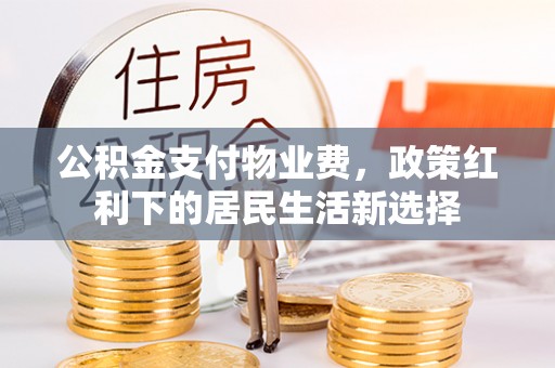 鹤城公积金支付物业费，政策红利下的居民生活新选择