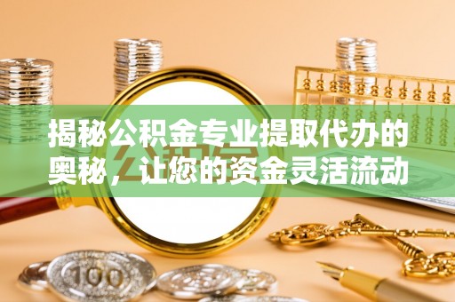 鹤城揭秘公积金专业提取代办的奥秘，让您的资金灵活流动