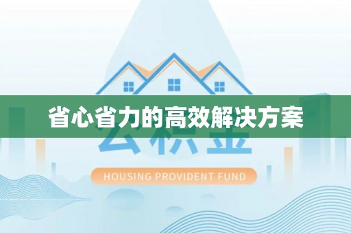 鹤城省心省力的高效解决方案