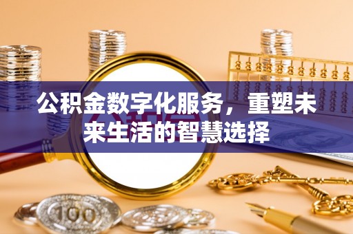 鹤城公积金数字化服务，重塑未来生活的智慧选择