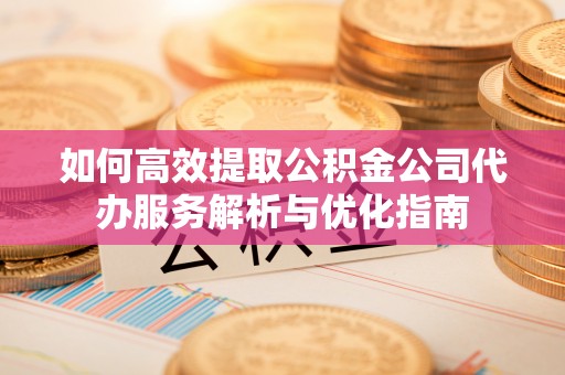 鹤城如何高效提取公积金公司代办服务解析与优化指南